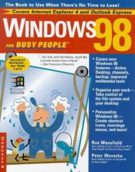 Paperback Windows 98 for Busy People Book