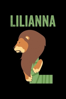 Paperback Lilianna: Animals Coloring Book for Kids, Weekly Planner, and Lined Journal Animal Coloring Pages. Personalized Custom Name Init Book
