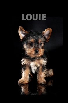 Louie: Journal (Diary, Notebook) Personalized Custom Name Cute Alphabet Dog Birthday Gift for Girls