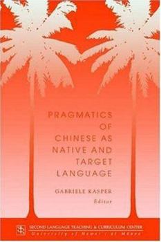 Paperback Kasper: Pragmatics of Chinese Book