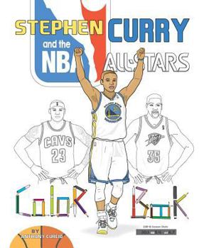 Paperback Stephen Curry and the NBA All Stars: Basketball Coloring Book for Kids Book