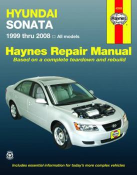 Paperback Hyundai Sonata Automotive Repair Manual (1999 through 2008) Book