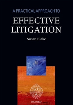 Paperback A Practical Approach to Effective Litigation Book