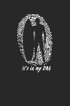 Paperback It's in my DNA: Surfing Notebook 6 x 9 Dotted Dot Grid Journal Gift For Surfers (108 Pages) Book
