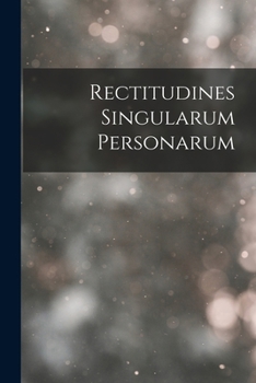 Paperback Rectitudines Singularum Personarum [German] Book