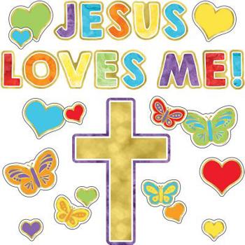 Wall Chart Jesus Loves Me! Mini Bulletin Board Set Book