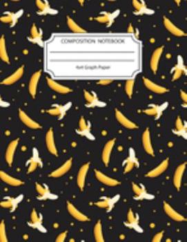 Paperback Composition Notebook 4x4 Graph Paper: Banana Notebook 8.5 X11 Inches Blank Lined Writing Book