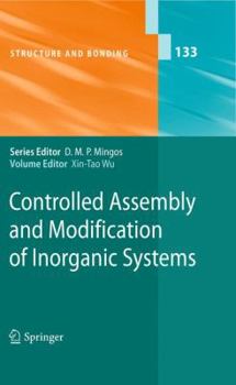 Paperback Controlled Assembly and Modification of Inorganic Systems Book
