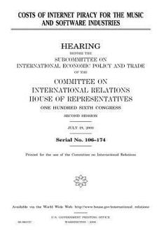 Paperback Costs of Internet piracy for the music and software industries Book