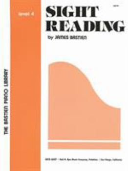 Paperback WP19 - Bastien Piano Library - Sight Reading Level 4 Book