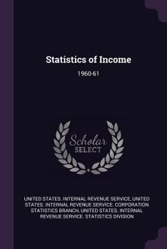 Paperback Statistics of Income: 1960-61 Book