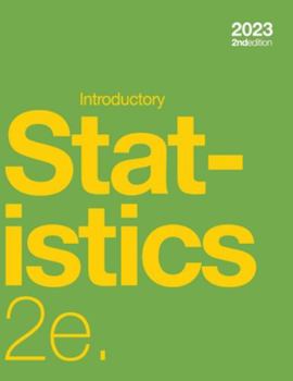 Paperback Introductory Statistics 2e (paperback, b&w) Book