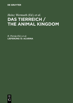Hardcover Acarina: Hydrachnidae Und Halacaridae [German] Book