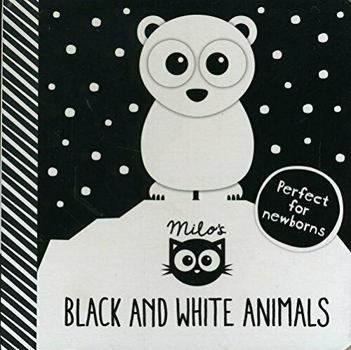 Board book Milos Black & White Animals Book