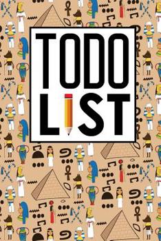 To Do List : Checklist Notebook, to Do Checklist, Daily to Do List Notebook, to Do List Personal Planner, Agenda Notepad for Men, Women, Students and Kids, Cute Ancient Egypt Pyramids Cover