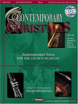 Hardcover Contemporary Christmas: Instrumental Solos for the Church Musician - Brass Book