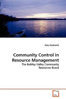 Paperback Community Control in Resource Management Book