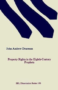 Paperback Property Rights in the Eighth-Century Prophets Book