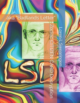 Paperback Zodiac CITIZEN CARD Decryption: aka "Badlands Letter" Book