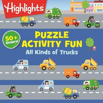 Paperback All Kinds of Truck Puzzles Book