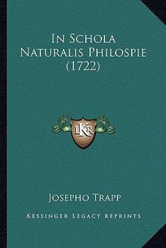 In Schola Naturalis Philospie