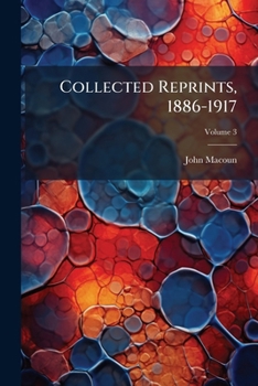 Paperback Collected Reprints, 1886-1917, Volume 3 Book