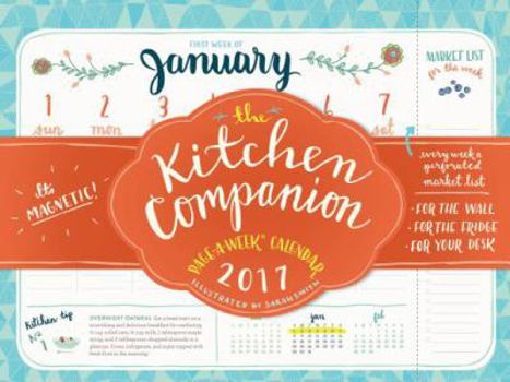 Calendar The Kitchen Companion Page-A-Week Calendar 2017 Book