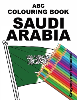 Paperback ABC Colouring Book Saudi Arabia Book