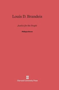 Hardcover Louis D. Brandeis: Justice for the People Book