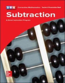 Spiral-bound SRA Corrective Mathematics Subtraction, A Direct Instruction Program, Teacher's Presentation Book