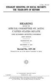 Paperback Straight shooting on social security Book