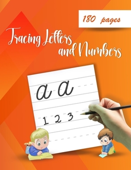 Paperback Tracing Letters and Numbers: Handwriting and Coloring Workbook For Kids 3+, Activity Book For Young Artists Book