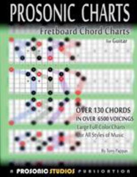 Paperback Fretboard Chord Charts for Guitar Book