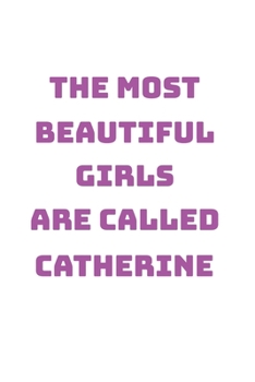 Catherine Girl Woman Notebook: Graph Paper Journal 6x9 - 120 Pages