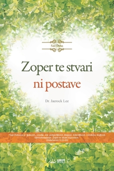 Paperback Zoper te stvari ni postave(Slovenian Edition) [Slovenian] Book