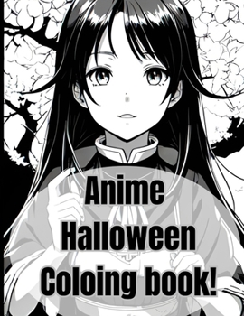 Paperback Anime halloween Coloring book