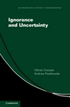 Hardcover Ignorance and Uncertainty Book