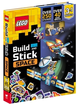 Hardcover Legoâ(r) Books: Build and Stick: Space (Includes Legoâ(r) Bricks, Book and Over 250 Stickers) Book