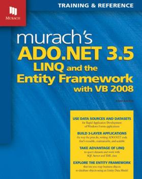 Paperback Murach's ADO.NET 3.5, LINQ, and the Entity Framework with VB 2008 Book