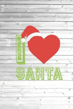 Paperback I Heart Love Santa - Christmas Journal Book