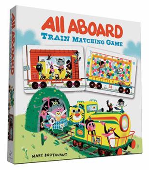 Game All Aboard Train Matching Game Book