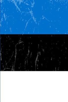 Paperback Estonia Flag Journal: Blank Lined Notebook to Write in Book