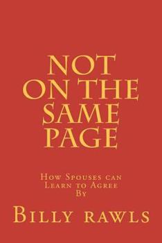 Paperback Not On The Same Page: When spouses can not agree Book