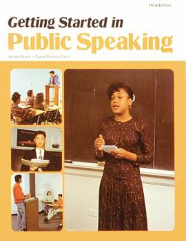 Paperback Getting Started in Public Speaking Book