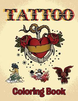 Paperback Tattoo Coloring Book
