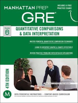 Paperback GRE Quantitative Comparisons & Data Interpretation Book