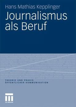 Paperback Journalismus ALS Beruf [German] Book