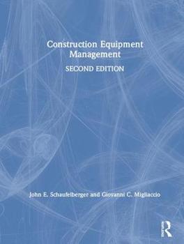 Hardcover Construction Equipment Management Book