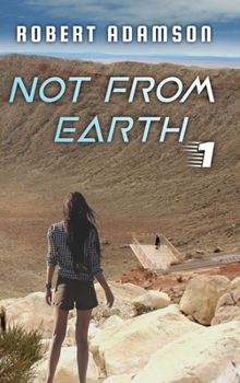Hardcover Not From Earth [Large Print] Book