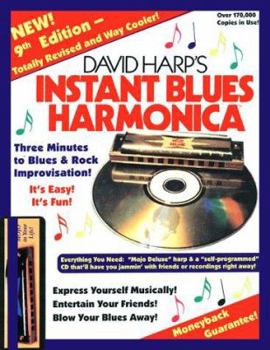 Paperback David Harp's Instant Blues Harmonica: 9th Edition Book